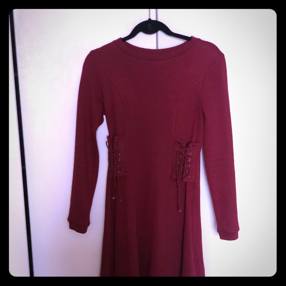Anthropologie winter long sleeve dress